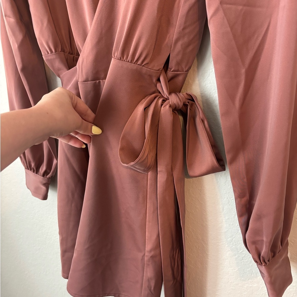 NBD Janet Mini Dress in Mauve - Picture 4 of 11